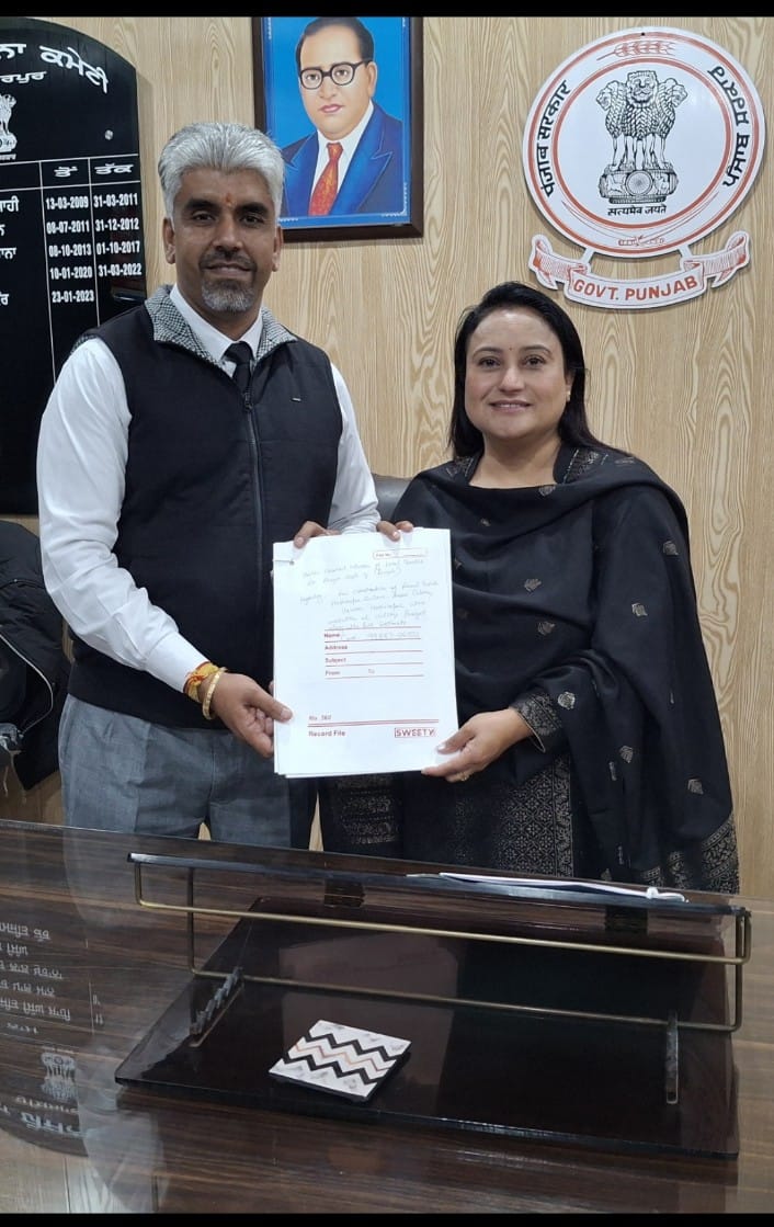 Rs 27 lakh released for construction of Hoshiarpur Enclave main road